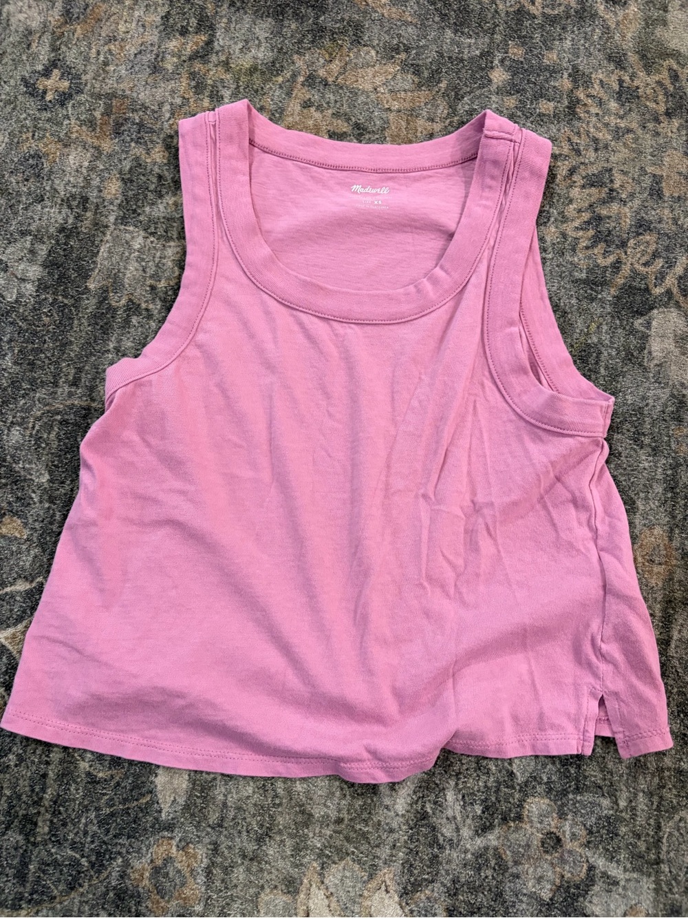 Madewell Dusty Pink Scoop Neck Tank